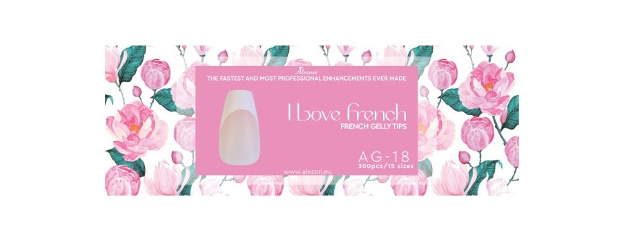 ALezori French Gelly Tips AG- 18 300τμχ